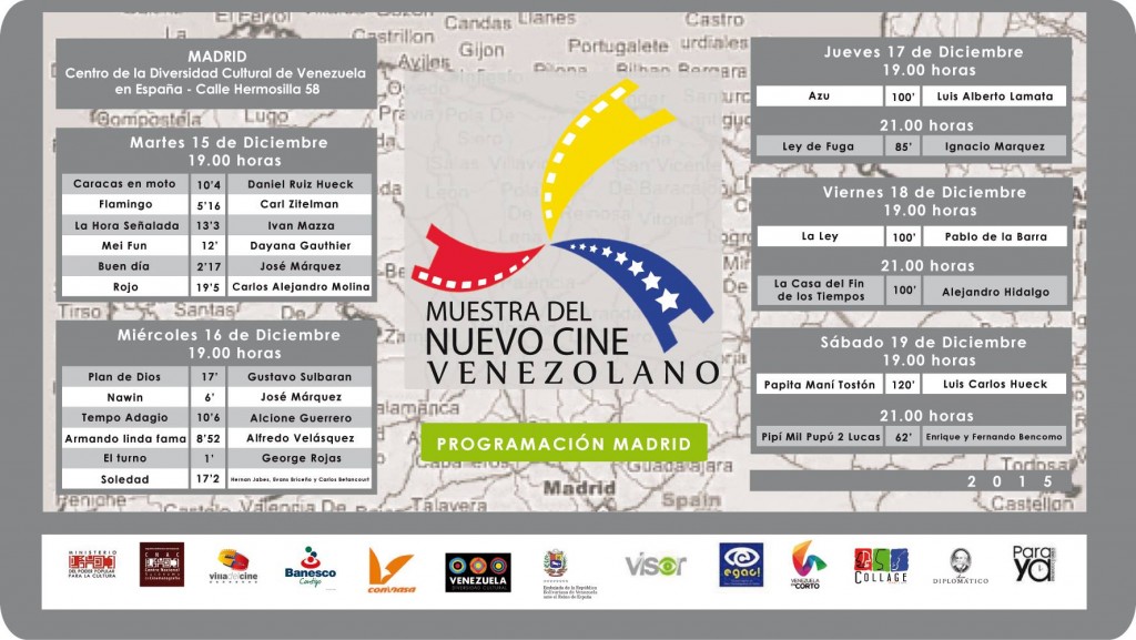 Programación Madrid Muestra del Nuevo Cine Venezolano