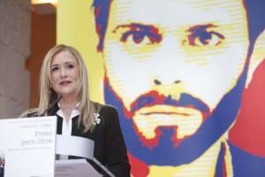 Cristina Cifuentes lucha por las libertades en Venezuela