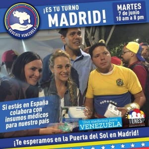 #UnaMedicinaParaVenezuela en  Madrid