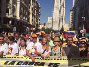 Madrid apoya la "Toma de Caracas""