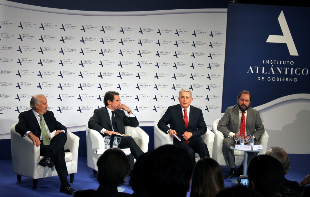 Pastrana, Aznar y Uribe  en Madrid