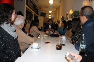 Lester Toledo se reúne con periodistas venezolanos en Madrid