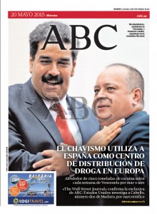 Portada sangrienta de ABC contra Diosdado Cabello y Nicolas Maduro