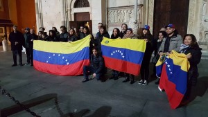 Venezolanos en Italia apoyan a Ledezma