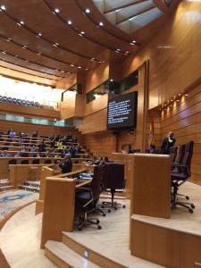 Dionisio García Carnero en el Senado