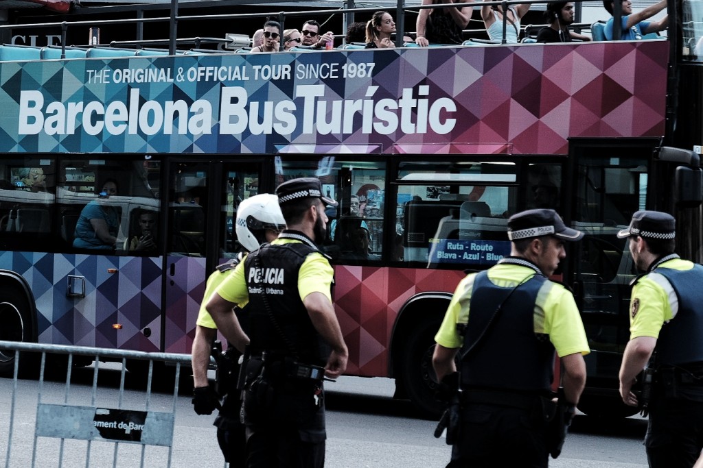 Vigilia atentado Barcelona. Foto: Joaquín Ferrer