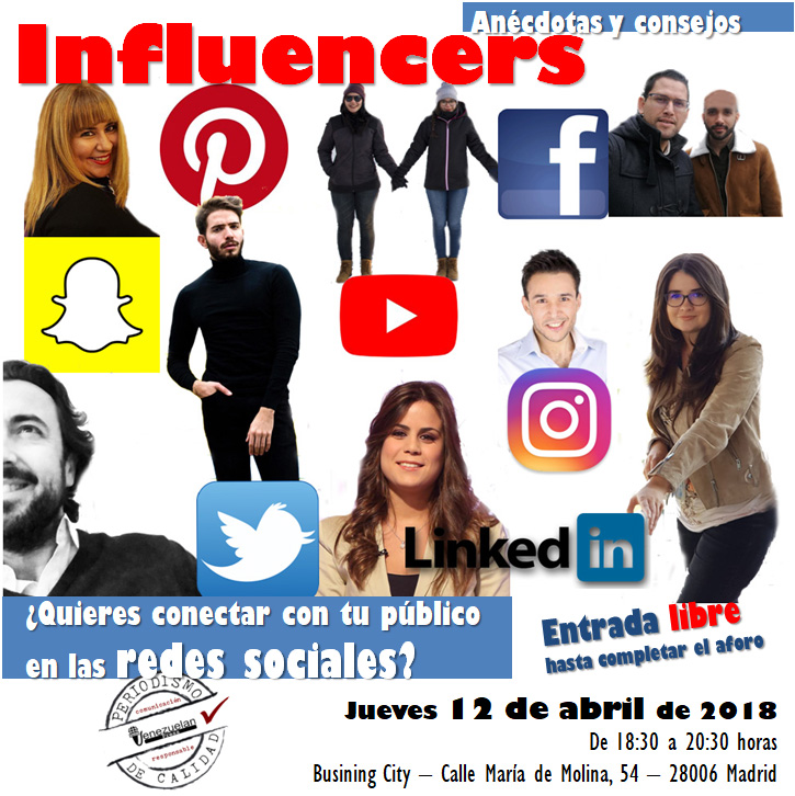 Influencers redes sociales