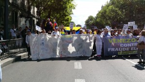 Venezolanos manifiestan el 20 de mayo en Madrid