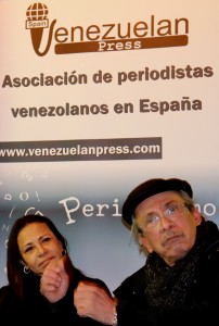 Hector Manrique e Ibeyise Pacheco con Venezuelan Press
