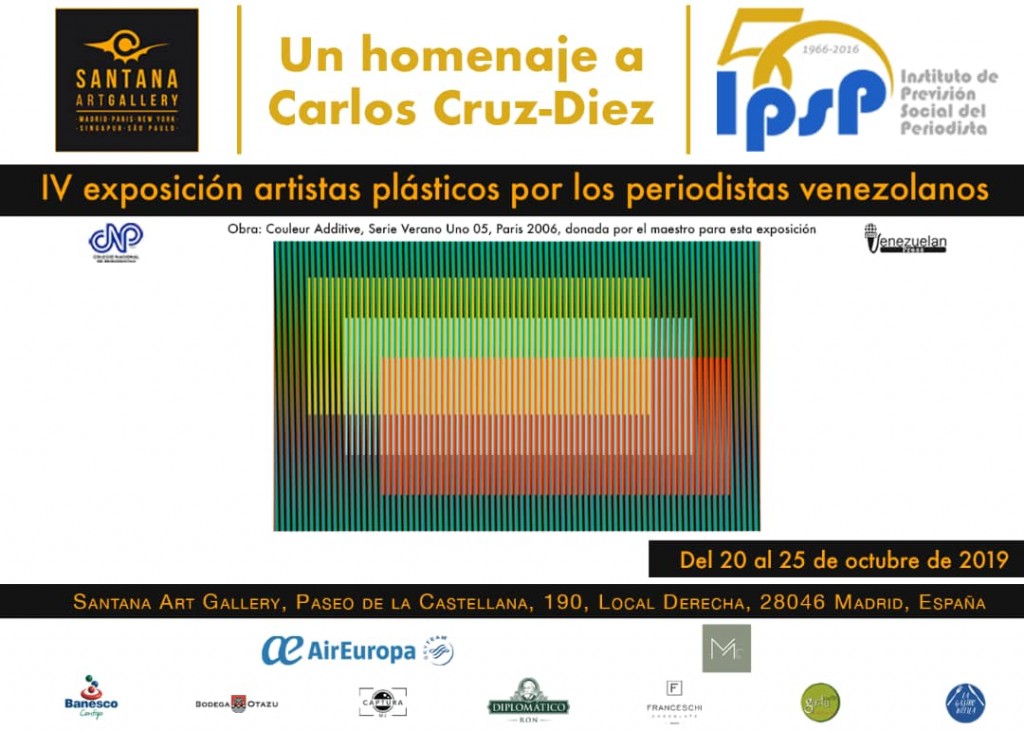 exposición del IPSP en Madrid con el apoyo de Venezuelan Press y el CNP