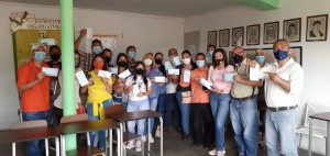 Bonocó recibe sus mascarillas enviadas por Venezuelan Press