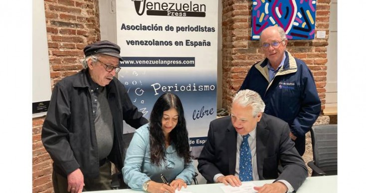 Venezuelan Press y Caracas Press Club suscriben acuerdo de colaboración