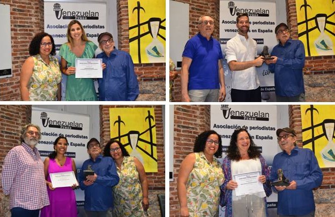 Los ganadores del premio de periodismo Miguel Otero Silva Venezuelan Press